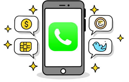 LINE専用など、用途はさまざま！手持ちのスマホを安くする方法